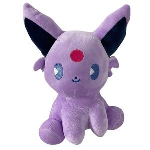 Espeon Pokémon Plush Stuffed Animal Purple Psychic Eevee Evolution Toy 9”